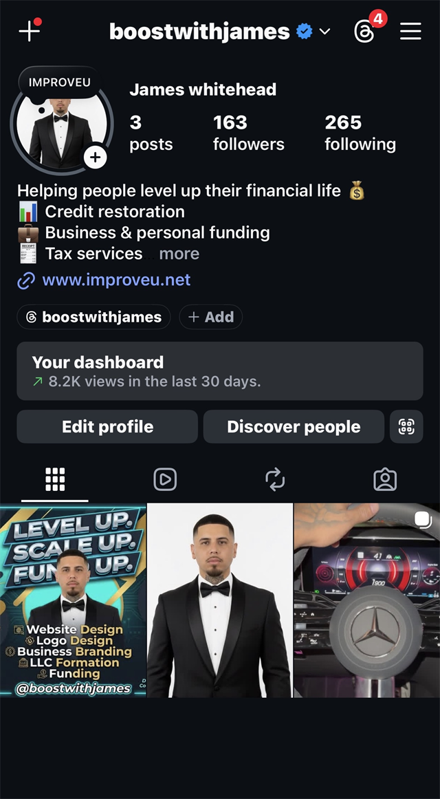 @boostwithjames Instagram